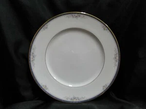 Noritake Ontario, 3763: Blue Gray Band, Floral: Dinner Plate (s), 10 5/8" - Picture 1 of 5