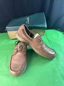 Clarks Armada English Comfort Shoes Mens Size 12M Tan Leather 63630 - Picture 1 of 13
