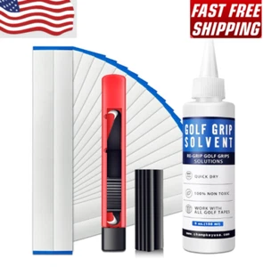 Deluxe Grip Repair Kits for Regripping Golf Clubs Inlcudes Hook Knife 2" X 10" - Picture 1 of 5