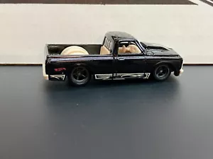 "CUSTOM"  2025 HOT WHEELS  '67 CHEVY C10 PICKUP TRUCK  New Color   w/Real Riders - Picture 1 of 5
