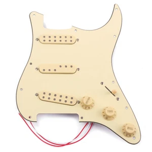 Loaded Pickguard Alnico V Tonabnehmer mit 500k Potis 0,047uf Kondensator für Strat ST - Bild 1 von 10