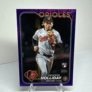Jackson Holliday Purple Foil /799 Rookie RC 2024 Topps Update Card #US97 Orioles - Picture 1 of 2