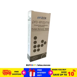 2 X Avizor PRO-ENZYME Protein Remover Tablets 12's Contact Lenses Soft & Hard - Picture 1 of 6