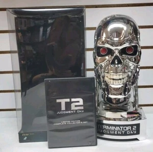 Terminator 2: Judgment Day (6-Disc Collector LE Set) Endoskull Bust w/Box *READ* - Picture 1 of 23