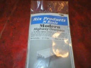 Spur N NEU Rix Products moderne Autobahnüberführung Lager # 628-161 - Bild 1 von 2