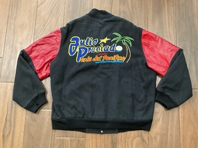 Julio Preciado Varsity Jacket Black And Red Sz 44 Merch Fan Gear READ - Image 1 of 4