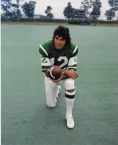 Fotografia vintage new york jets QB #12 joe Namath 8x10 a colori vG - Foto 1 di 1