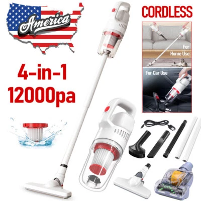 120w Mite Bagged Canister Vacuum Cleaner 12k pa Fast Efficient Cleaning Suction - Image 1 of 4