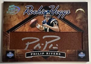 2004 Playoff Hogg Heaven PHILIP RIVERS Rc Rookie Hoggs Auto Autograph /150