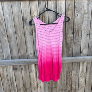 Swimsuit dress cover sleeveless holes size large - Picture 1 of 8