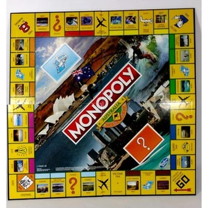Monopoly Australia replacement board ONLY game board pieces parts special editio - Picture 1 of 12