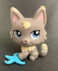 Authentic Littlest Pet Shop WOLF Dog # 1411 with Accessories 