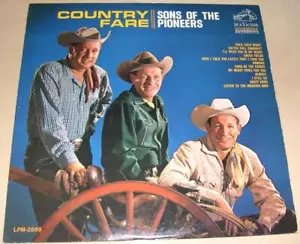 SONS OF THE PIONEERS - Country Fare (LP, 1964) Very Good - Picture 1 of 1