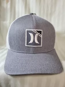 Hurley DF Bayline Mütze/Kappe - grau/weißes Netz - Druckknopflasche Einheitsgröße - Bild 1 von 9