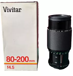 Vivitar 80-200mm f4.5 Yashica Contax Y/C Zoom - Picture 1 of 5