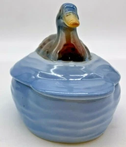 Vintage Ente Schmuck Bonboniere 5"L x 3,25"H mit Deckel Tschechoslowakei PV 30028 1326 - Bild 1 von 6