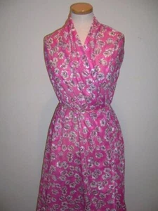 TELA VOILE JAQUARD FLORAL ALGODÓN PURO SUIZO ALTA COSTURA ROSA 4 yardas - Imagen 1 de 7