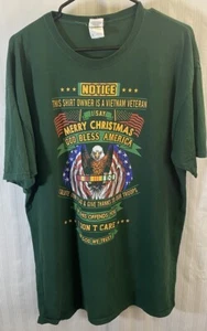 Vietnam Veteran I Say T Shirt XL grün - Bild 1 von 5