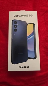 NUEVA Caja Abierta Samsung Galaxy A15 SM-A156U 5G 128GB Azul Negro (GSM DESBLOQUEADO) - Imagen 1 de 6