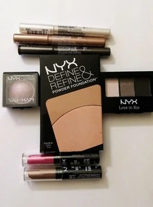 Nyx Make up lot - Eyeshadows, Blush, Lipsticks, Face Powder - 8 pieces - Bild 1 von 6
