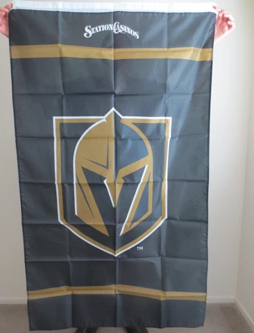 Las Vegas Golden Knights Station Casinos NHL Hockey Huge Flag Banner VGK 36"x60" Cover