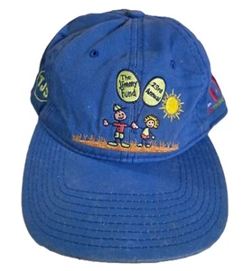 The Game One 1Mission 23rd Annual The Jimmy Fund Blue Hat Cap Strap Back Golf - Picture 1 of 6