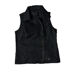 Harley Davidson Damen Weste schwarz Baumwolle Größe XS Bar and Shield 159 $ - Bild 1 von 7