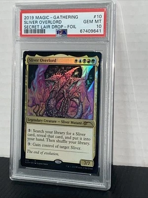 2019 MTG Magic The Gathering Sliver Overlord SLD Foil M PSA 10 Gem Mint - Image 1 of 4
