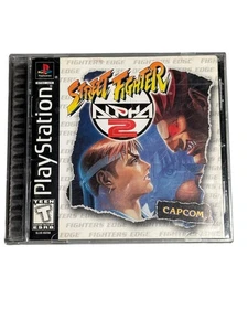 Street Fighter Alpha 2 Fighters Edge (Sony PlayStation 1) PS1 Complete Reg. - Picture 1 of 8
