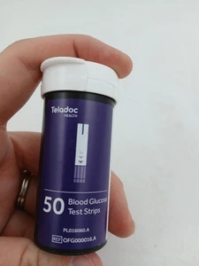 Teladoc Health Blutzuckerteststreifen 50 Stück Ablaufdatum 2027 REF OFG000016,A Messgerät - Bild 1 von 6