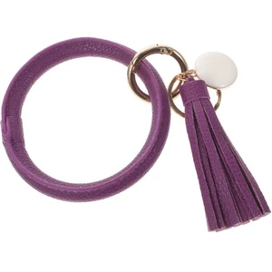 Quaste Armband Schlüsselanhänger rund Kreis Armband Schlüsselring Key Chain - Bild 1 von 12