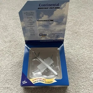 Continental Airlines Gemini Jets modelo 757-200 1:400 fundido a presión N17128 - Imagen 1 de 15