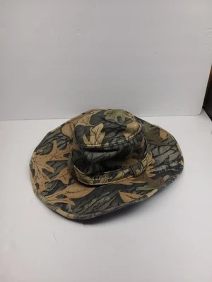 Cabela's Camo Boonie/Bucket Hat Safari Adult Size Small Hunting Hat Trail Cover  - Image 1 of 4