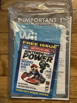 Wii System Manuals, Inserts, Ads, Registration Cards, Warranty, Brand New Mint! - Image 1 of 3