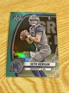 2024 Bowman University cromo #162 refractor acuático Seth Henigan/299 radiocontrol - Imagen 1 de 3