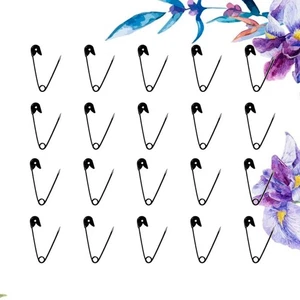 2000Pcs/Box Black Small Safety DIY Mini Buckle Pin Clothes Metal Tool Needles - Picture 1 of 12