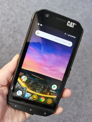 CAT S31 - Unlocked - 16GB - Google Android - 8.0 MP - Rugged Smartphone - Black - Image 1 of 4