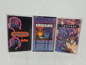 3 Lot ERASURE Cassette ~ WILD!, Chorus & Crackers International- Very Good! - Picture 1 of 5