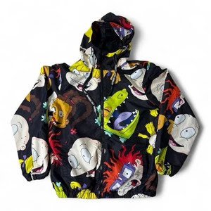 Members Only x Nickelodeon Rugrats Hooded Windbreaker Jacket Small - Picture 1 of 11