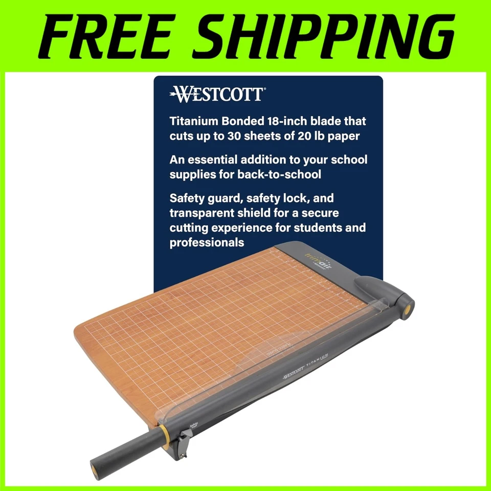 Cortador de papel escolar de hoja de titanio Foto 1 de 4