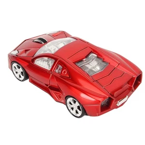 Wireless Mouse Sports Car Style 2.4GHz USB Receiver 1600DPI LED Light Offic Kit - Picture 1 of 12