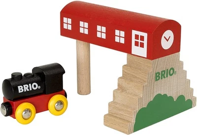 BRIO - Estación de tren con locomotora -  - BRIO33615 - Imagen 1 de 2