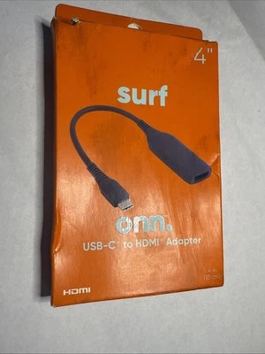 onn.3-in-1 USB-C Adapter W/ 100W USB-C Power Delivery,USB 3.0 & 4K HDMI Comp. - Image 1 of 2