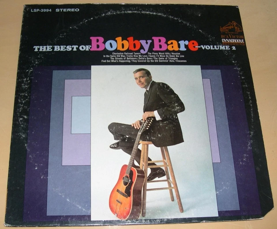 BOBBY BARE - The Best of Bobby Bare Vol. 2 (LP, 1968) Very Good - Image 1 of 1