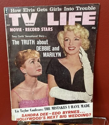 TV PICTURE LIFE Magazine October 1960 Debbie Marilyn Liz Frank Sandra Dee - Image 1 of 4