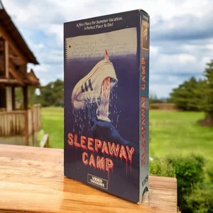 Sleepaway Camp VHS Video Treasures Rare Cult Slasher Horror Gore Splatter EX HTF - Picture 1 of 12