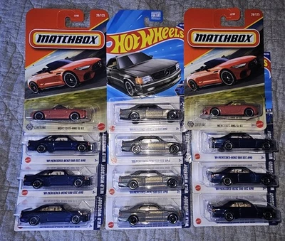 10XNEW 2025 Hot Wheels, Matchbox Mercedes  AMG Lot 12 - Image 1 of 4