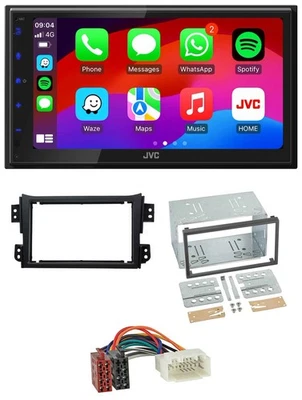 JVC Bluetooth 2DIN MP3 DAB USB Autoradio für Opel Agila B Suzuki Splash 2008-201 - Bild 1 von 4