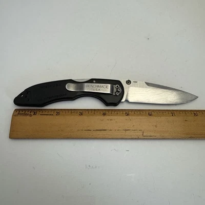 Faca dobrável Benchmade 831 Ascent II Utility 440c descontinuada LEIA - Imagem 1 de 4