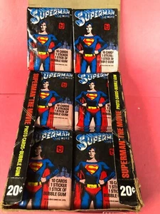 Vintage  Superman The Movie Series 1 Wax Pack - Unopened - Picture 1 of 1